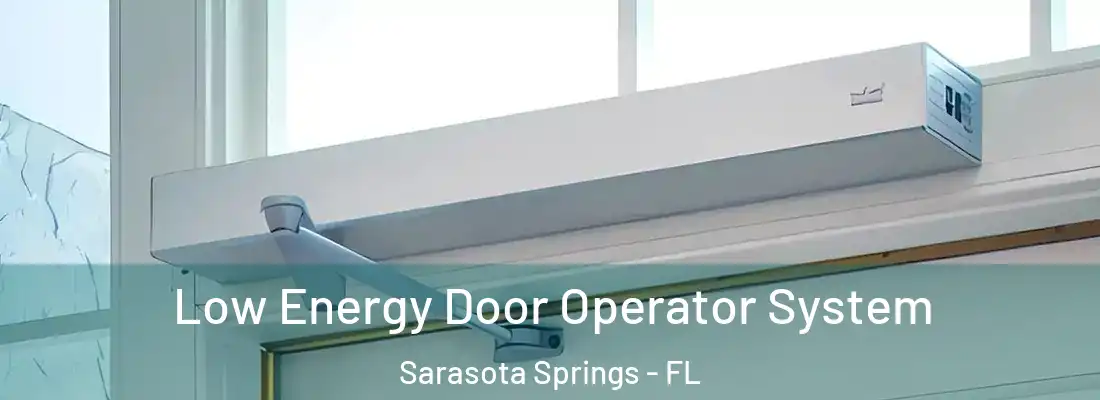  Low Energy Door Operator System Sarasota Springs - FL